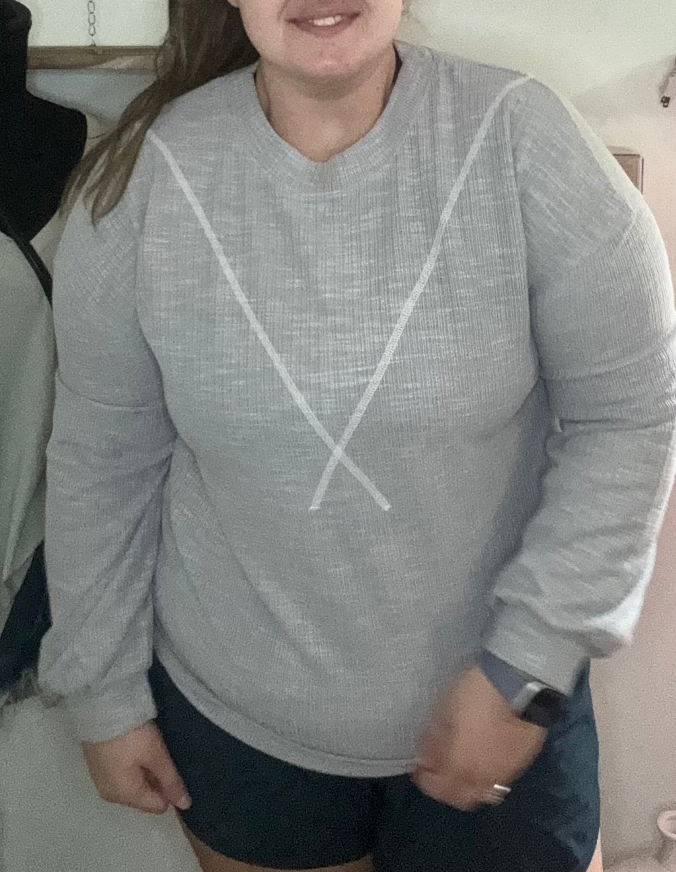 Long Sleeve Ribbed Knit Sweater