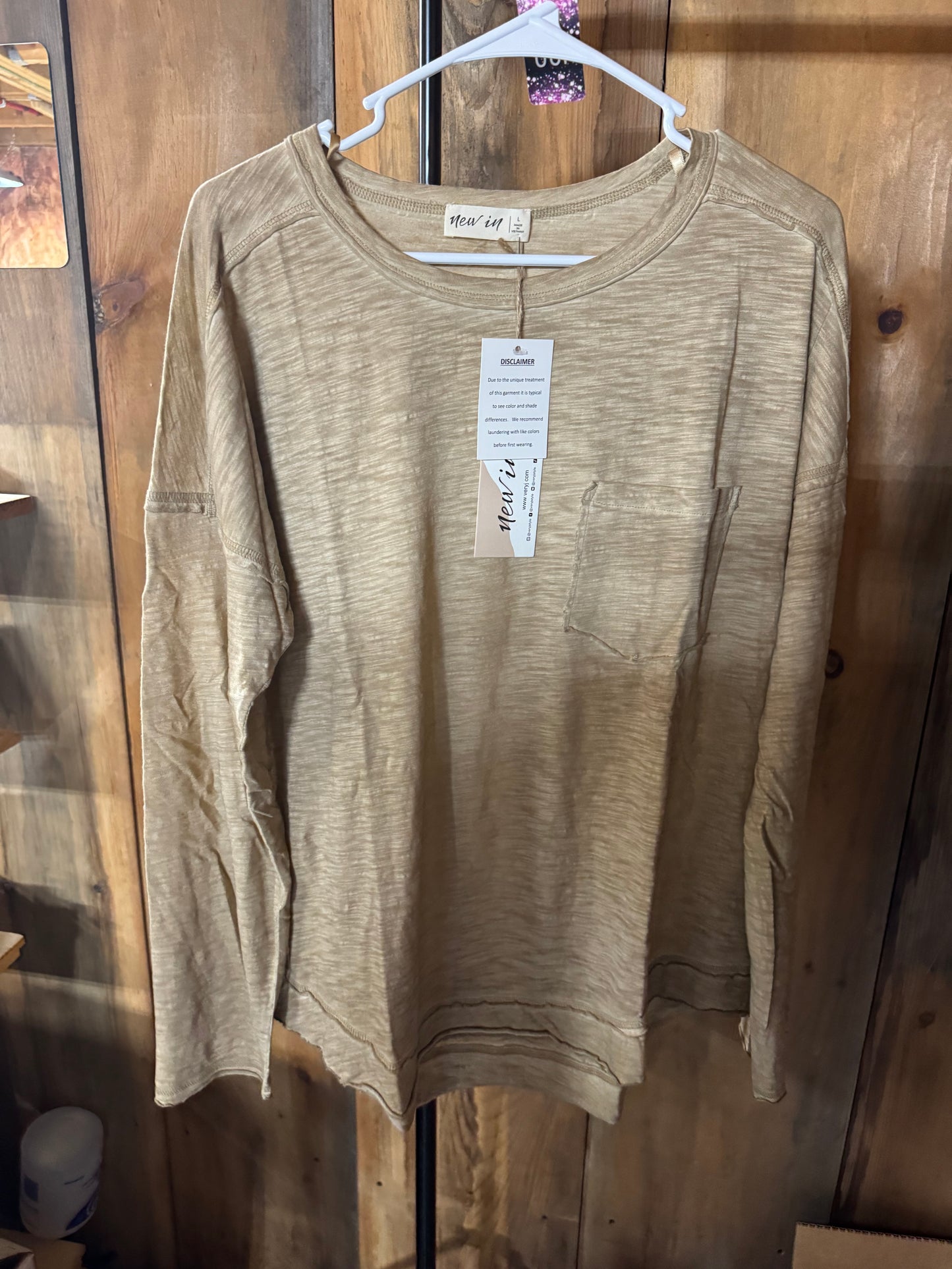Raw Edge Oversized Comfy Knit