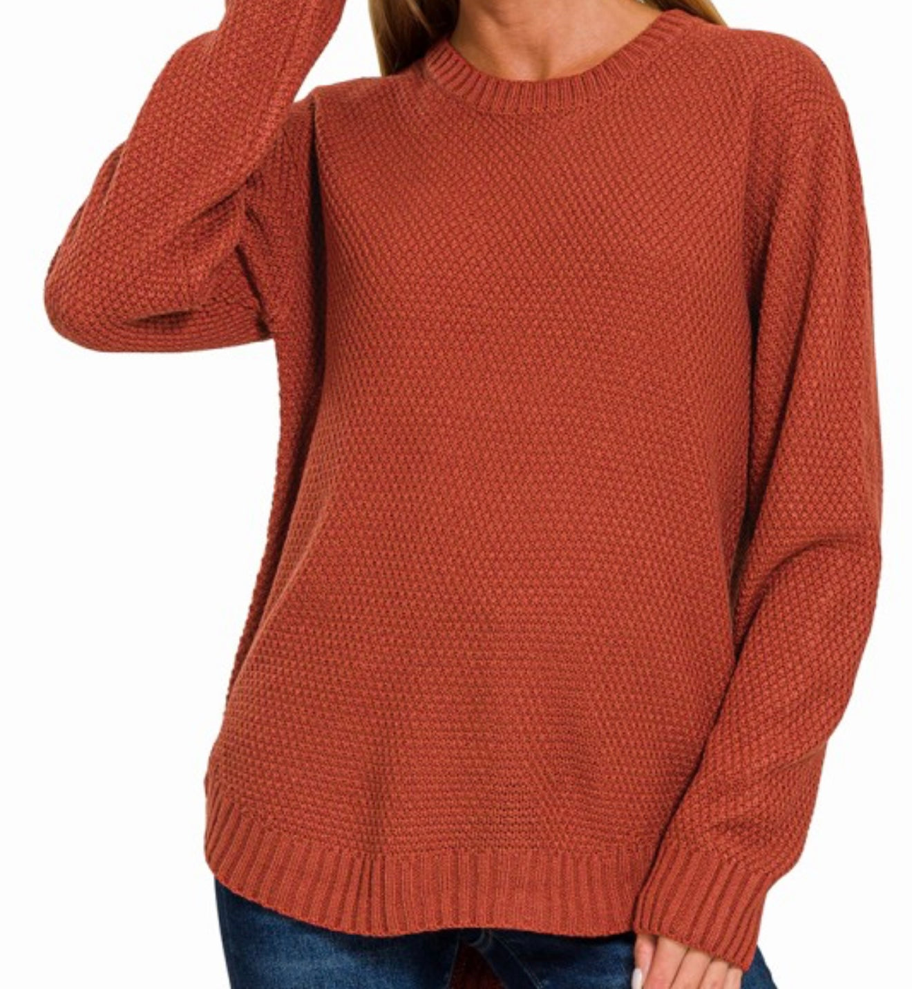 Round Neck Basic Sweater