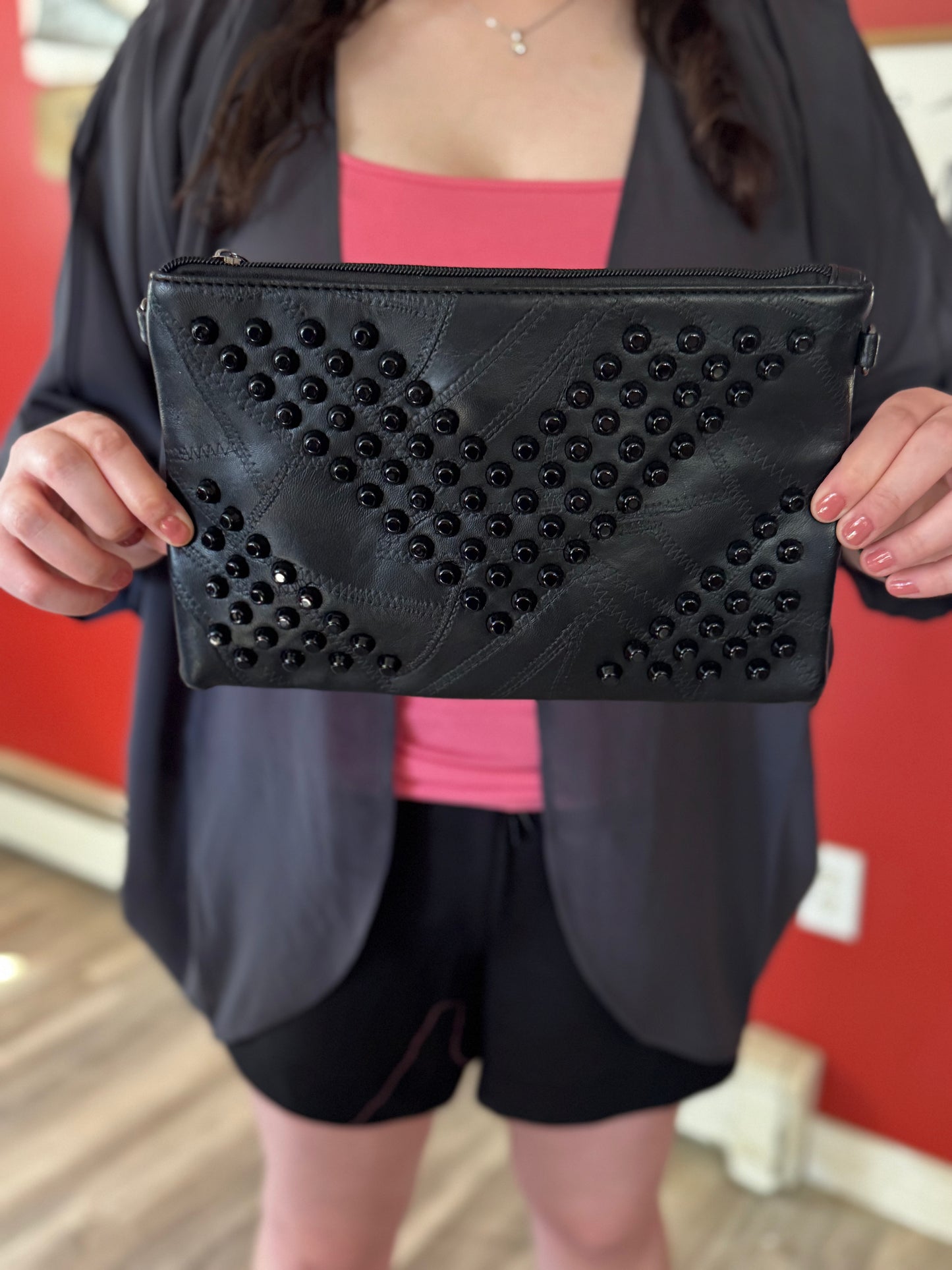 Studded Clutch