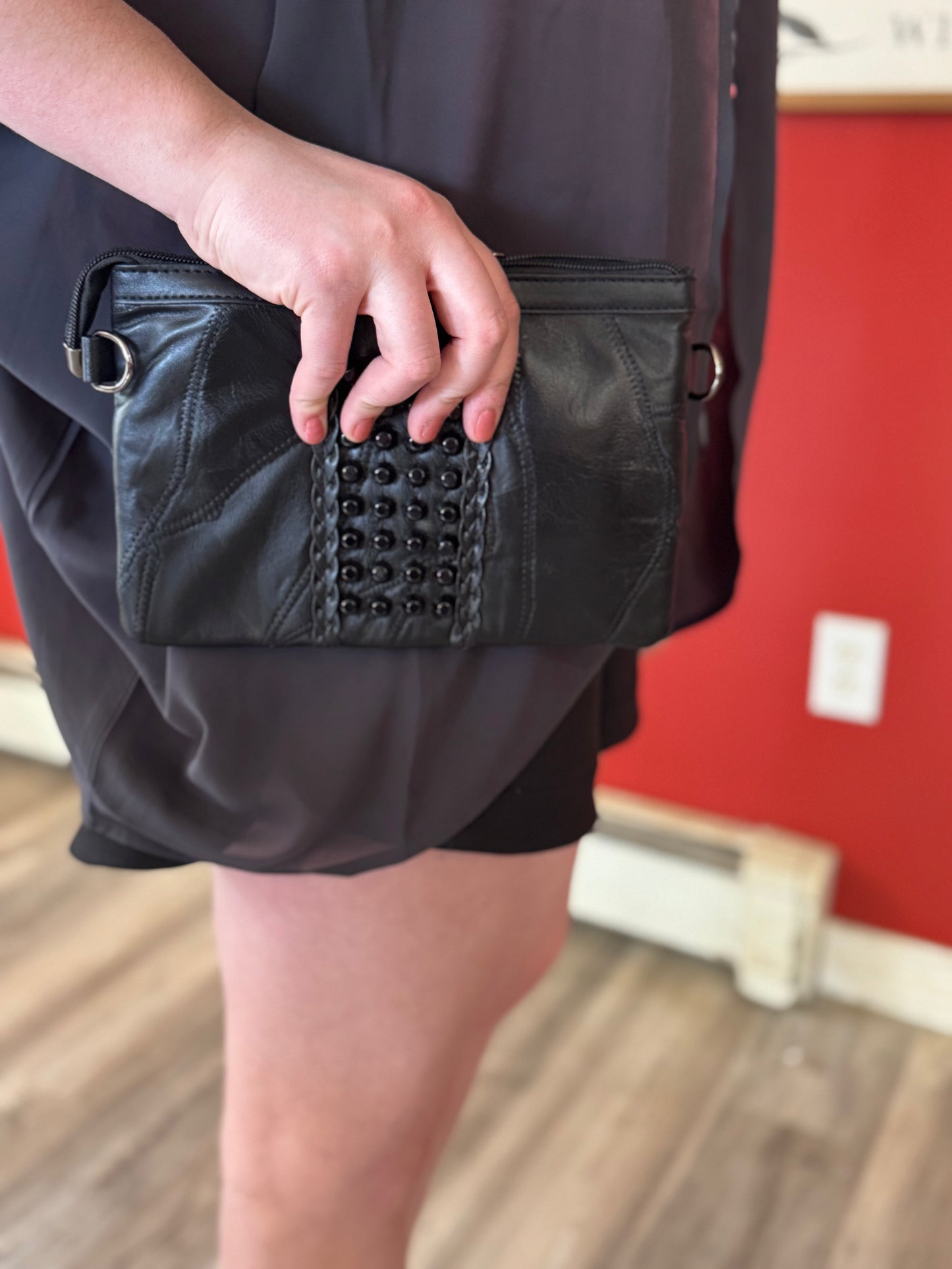 Skya Studded Clutch