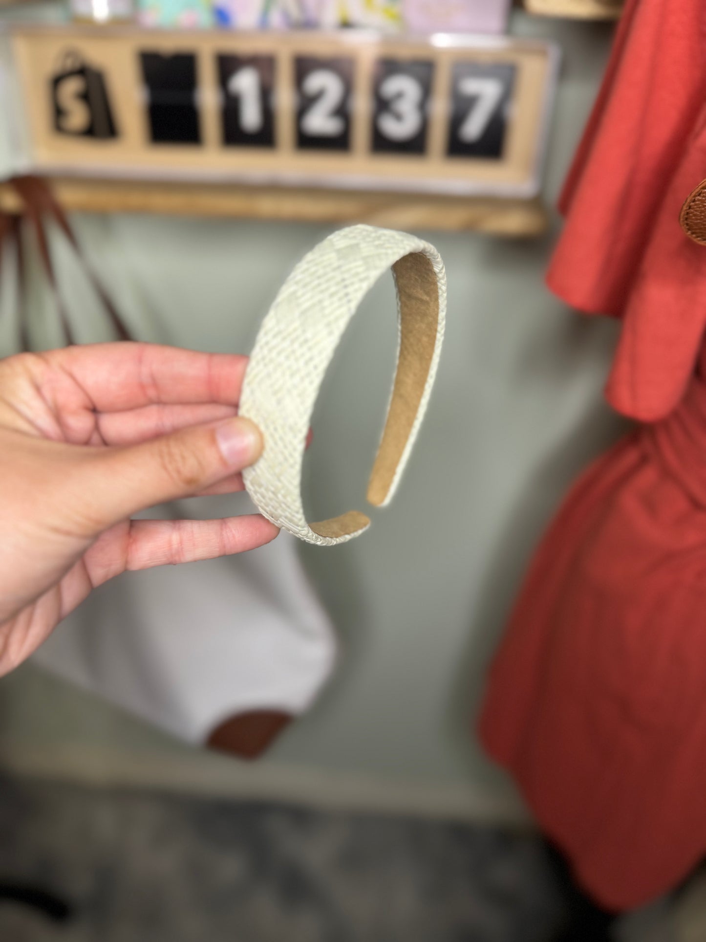 Woven Straw Summer Headband