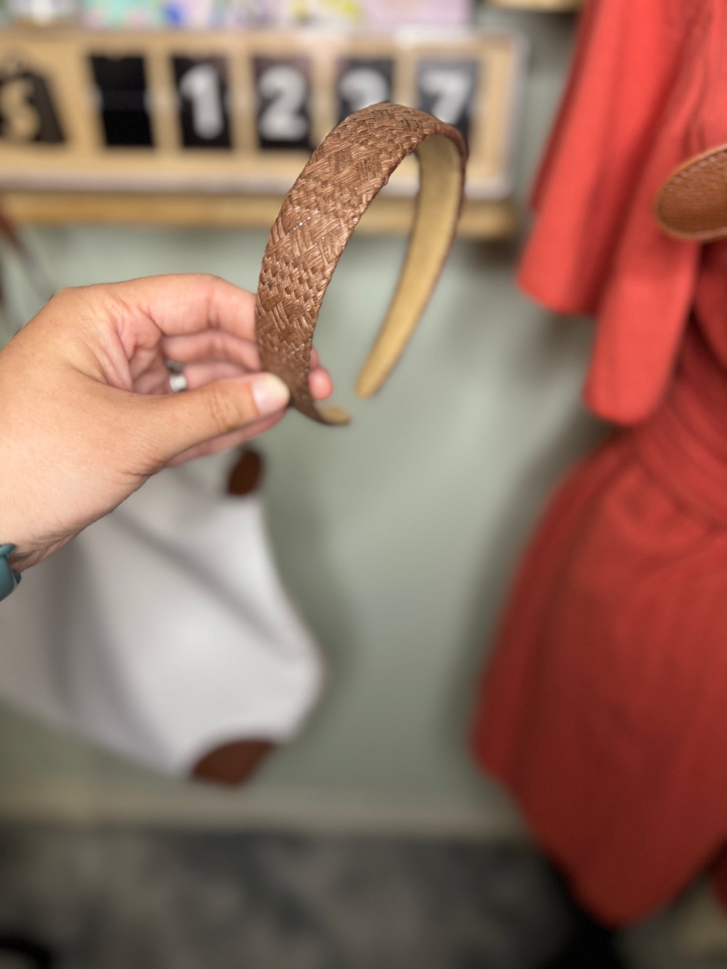 Woven Straw Summer Headband