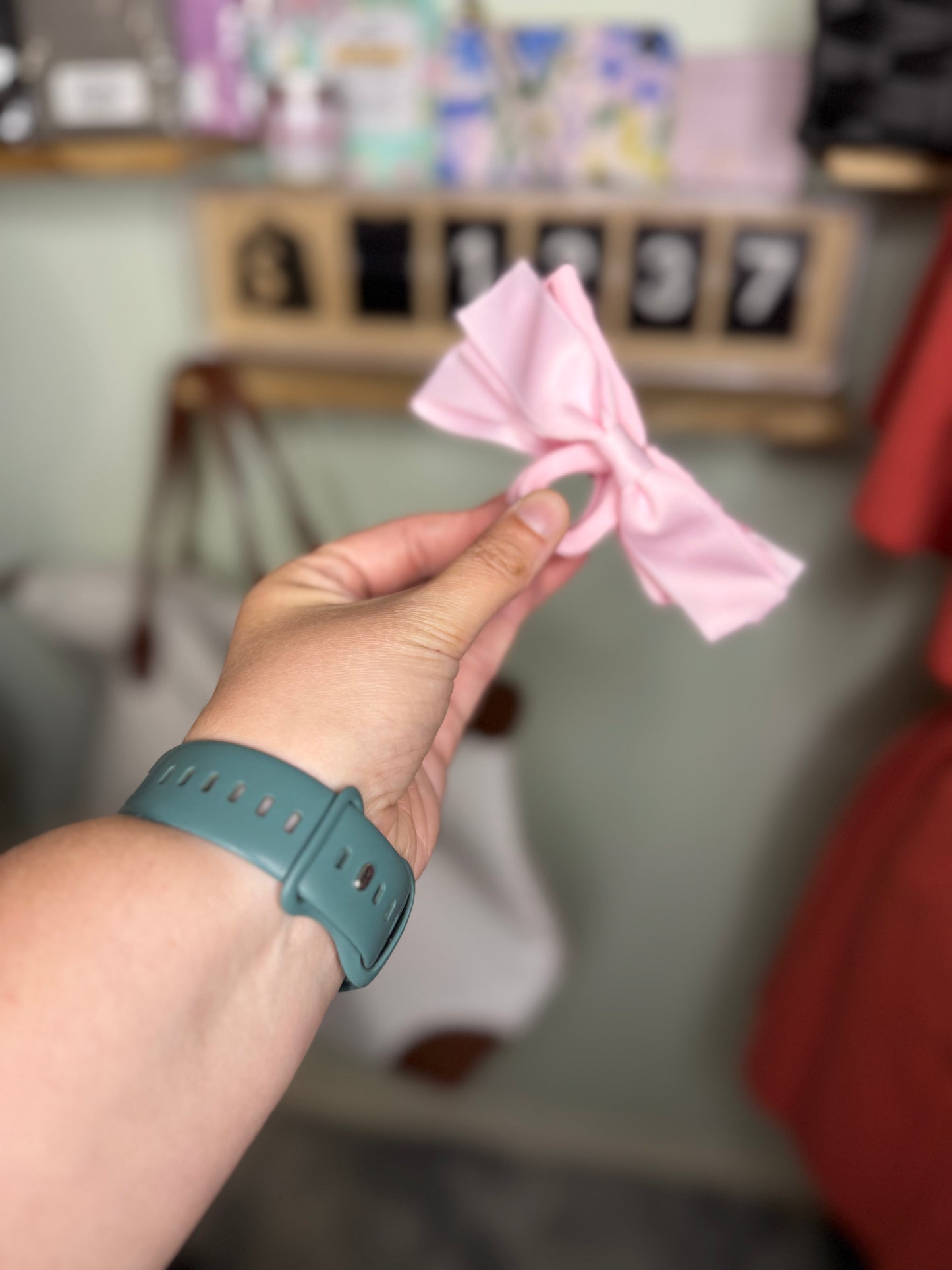 Sweet Silk Ribbon Bow Claw Clip