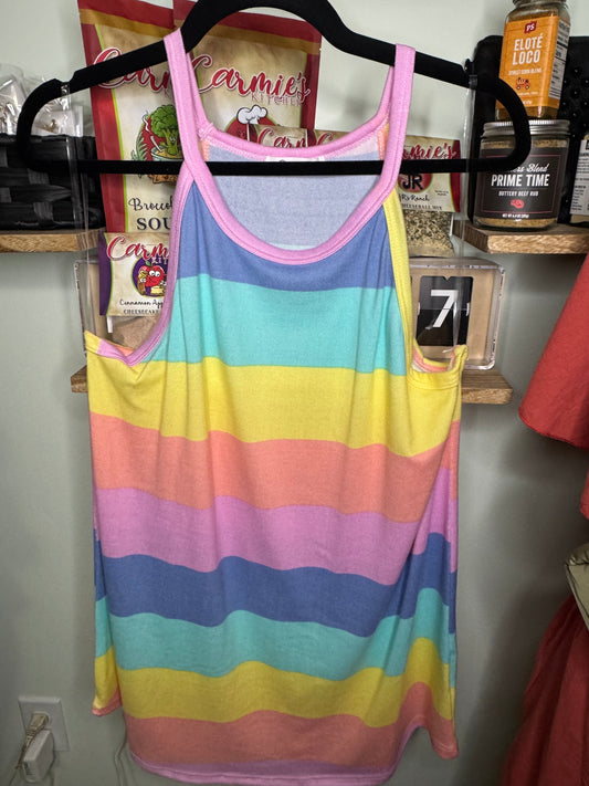 All Over Stripe Tank
