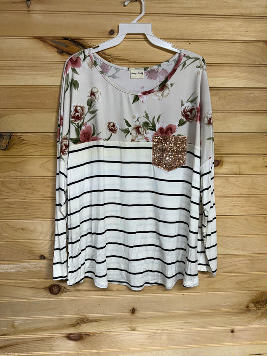 The Sparkle Floral Top