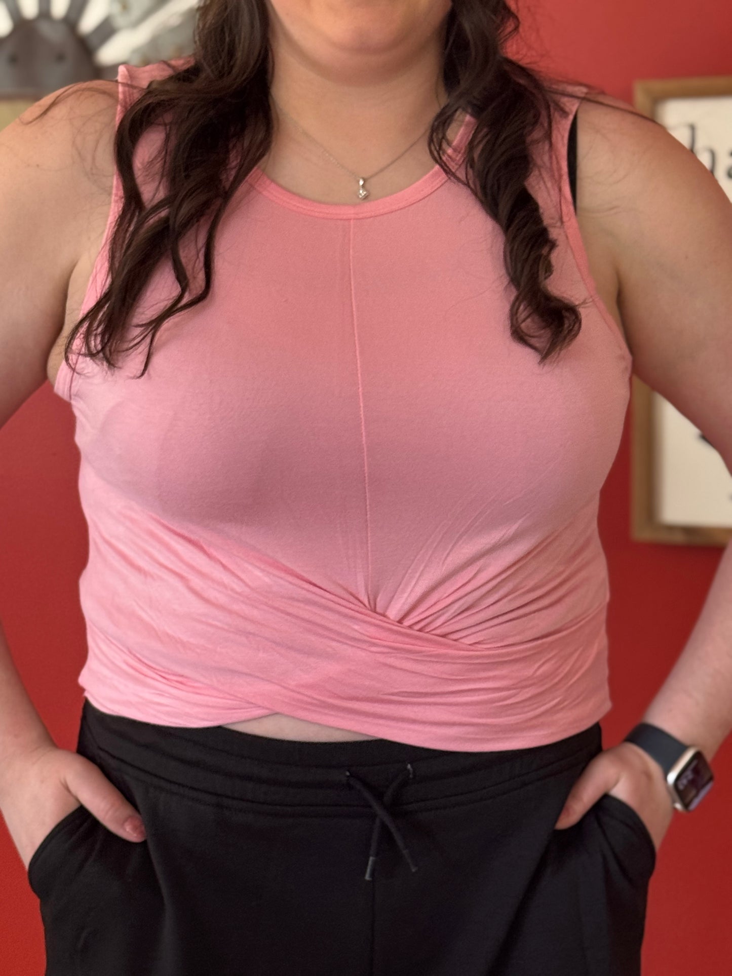 Twist Front Crop Top