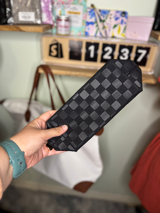 Checked Cosmetic Bags
