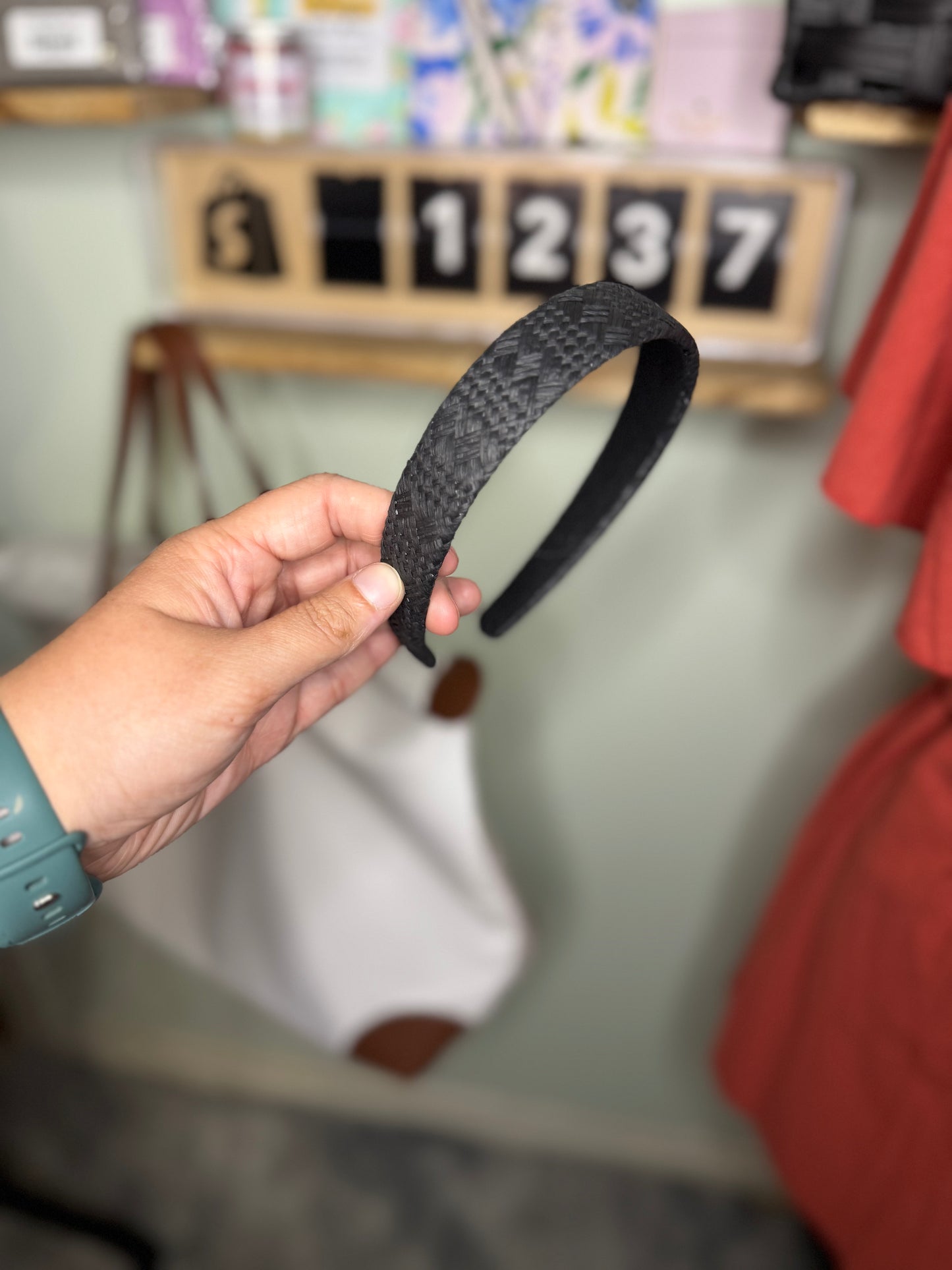 Woven Straw Summer Headband